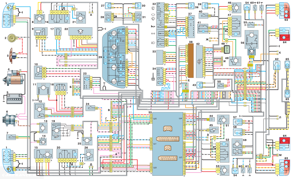 Ваз 2112 схема тормозной системы инжектор 16