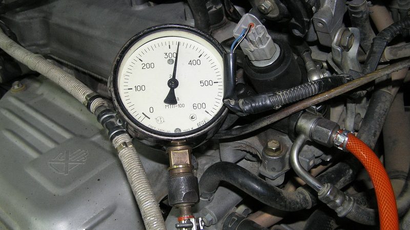 Давление топливной системы машин